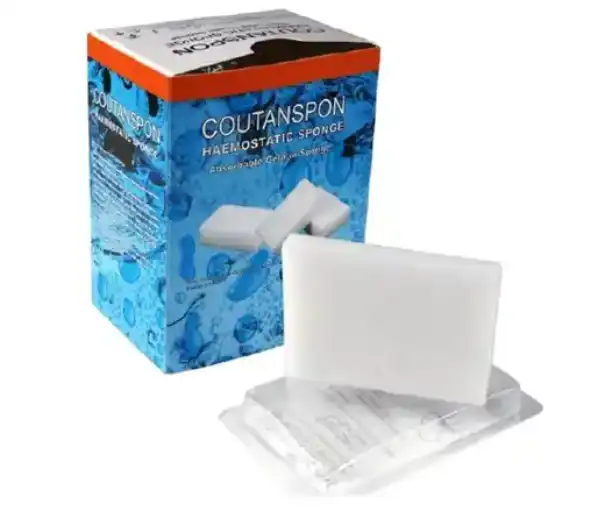 What is absorbable haemostatic gelatin sponges?